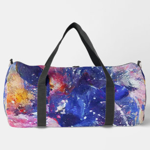 Sac De Sport Chat Abstrait cosmique Dreamscape