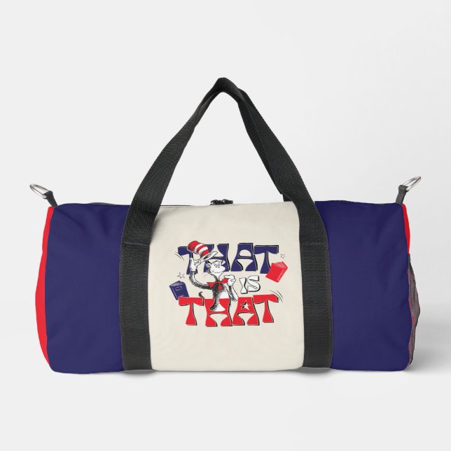 Sac De Sport Chat dans le Casquette | Voilà... (Recto)