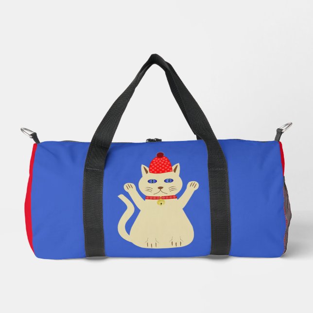 Sac De Sport Chat de Noël mignon (Recto)