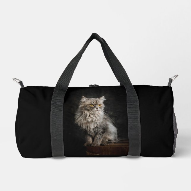 Sac De Sport Chat gris flou (Recto)