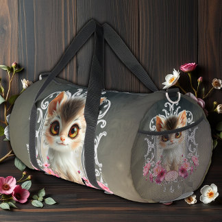 Sac De Sport Chaton envoûtant, moelleux