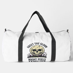 Sac De Sport Chemise graphique de crâne de lune effrayant Hallo