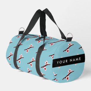 Sac De Sport Cherry Blossom, Pink Sakura, Votre Nom