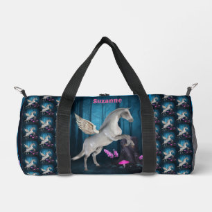 Sac De Sport Cheval Pégase en forêt de fantaisie personnalisé