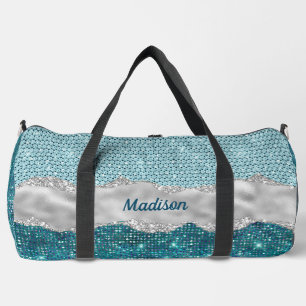 Sac De Sport Chic girly turquoise menthe vert parties scintilla