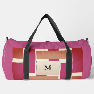 Sac De Sport Chic Monogramme Feminine StriMotif