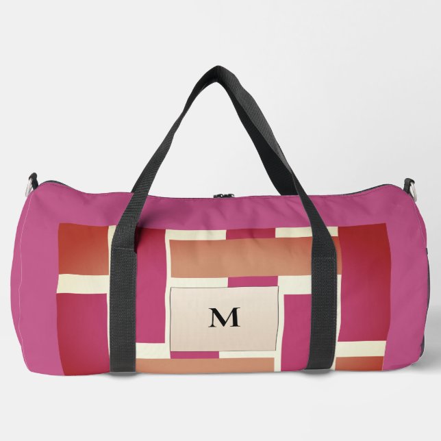 Sac De Sport Chic Monogramme Feminine StriMotif (Recto)