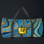 Sac De Sport Chic Sparkle Parties scintillant marbre art bleu o<br><div class="desc">Chic Sparkle Parties scintillant marbre art bleu or monogramme Duffle sac. Pour le rendre plus spécial, il est également monogrammé et personnalisé avec le nom ou les initiales ou tout texte que vous aimez, cliquez sur le lien "personnaliser plus loin" et utilisez l'outil de conception pour modifier la conception si...</div>