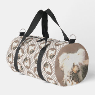 Sac De Sport Chien Crête de Chine sans poil Peinture Originale 
