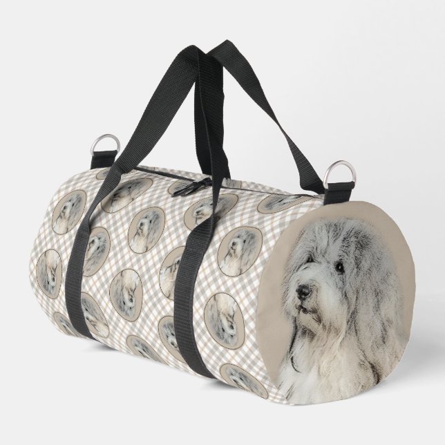 Sac De Sport Chiot Havanais, havanais, Bichon cubain, Bichon on (Coin gauche)