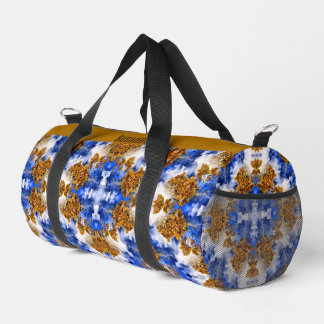Sac De Sport Ciel Bleu Et Nuages Abstraits Personnalisés