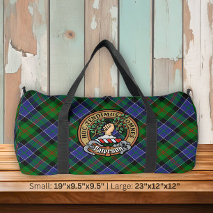 Sac De Sport Cimier du clan Paterson sur tartan