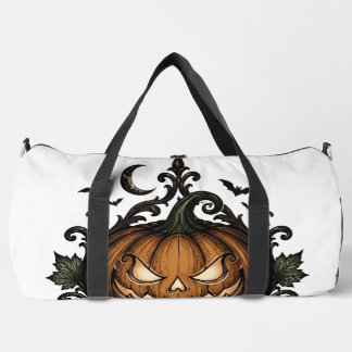Sac De Sport Citrouille gothique d'Halloween Jack O Lantern mal