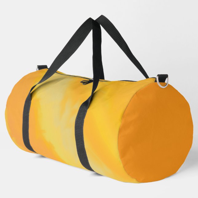 Sac De Sport Citrus Sunny Orange Aquarelle (Coin gauche)
