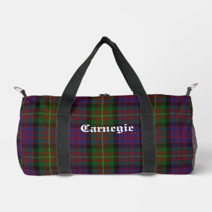 Sac De Sport Clan Carnegie Tartan personnalisable