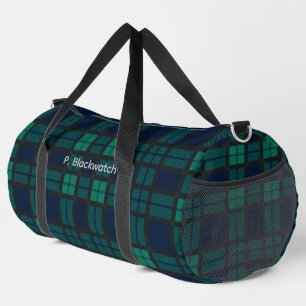 Sac De Sport Clan Plaid personnalisé Blackwatch Tartan personna