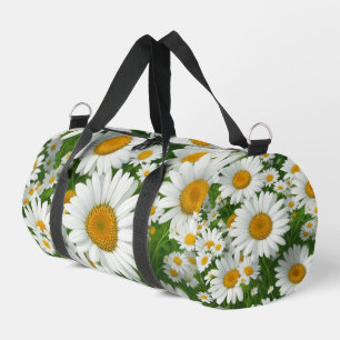 Sac De Sport Classic marguerite motif blanc champs fleuris verd