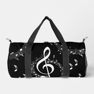 Sac De Sport Clé de sol climaxique musique noir