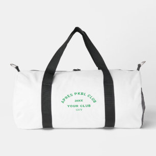 Sac De Sport Club Vert Après PKBL Crest Monogramme Pickleball
