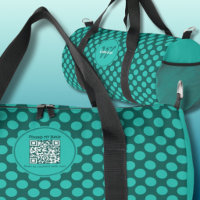 Code QR dynamique intelligent à motif à pois éléga
