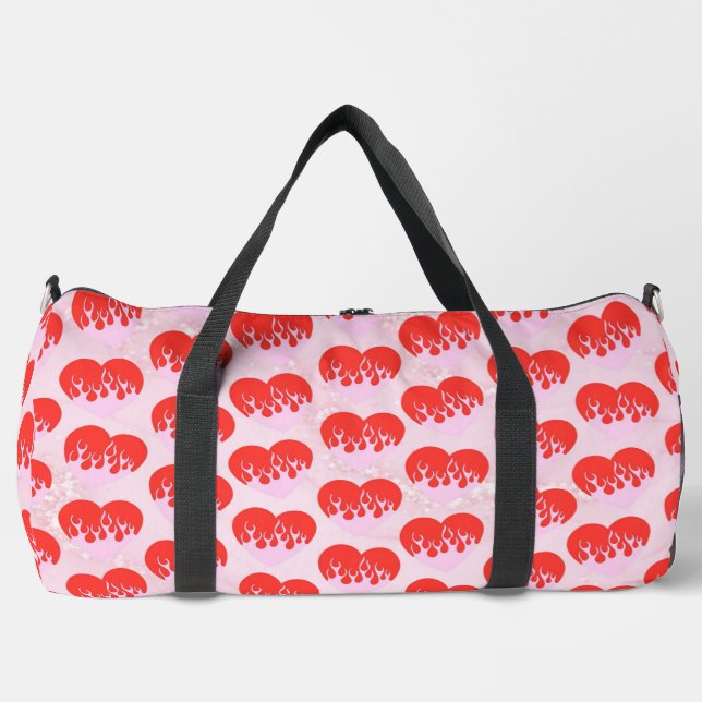 Sac De Sport Cœur de feu (Recto)
