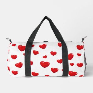 Sac De Sport Cœurs rouges