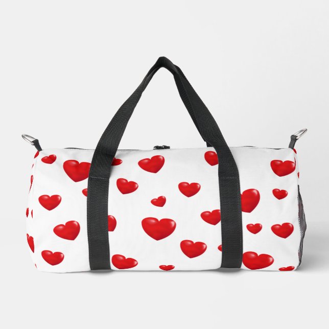 Sac De Sport Cœurs rouges (Recto)