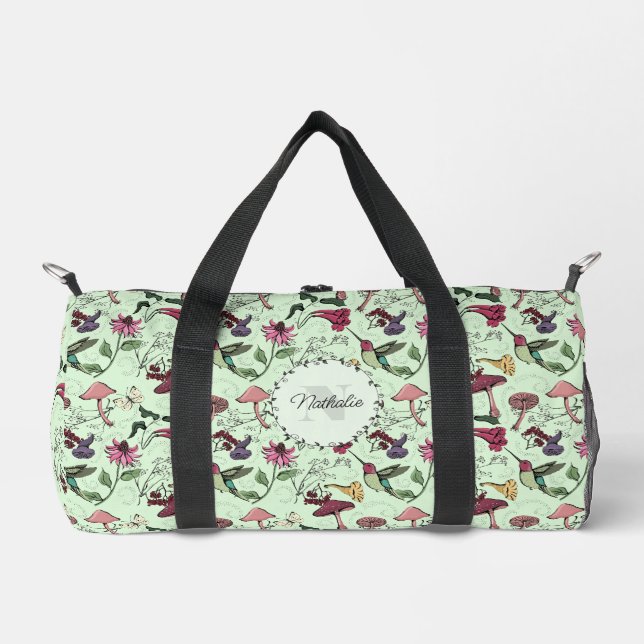 Sac de sport colibri Jardin Enchanté  (Recto)
