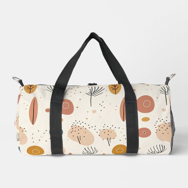 Sac De Sport Collection moderne Boho Retro Abstraite (Recto)