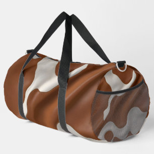 Sac De Sport Collection Moderne en Cuir de Vache Faux Luxueux É