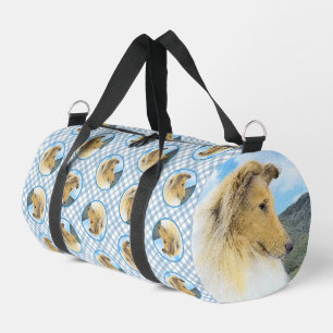 Sac De Sport Collie Peinture Rough Sable Merle Original Chien A