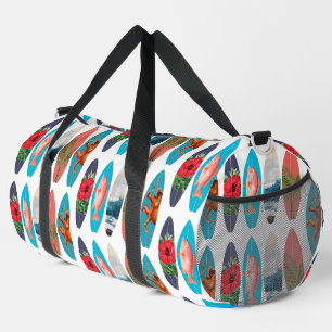 Sac De Sport Coloré Retro Surfboards Motif Retour à l'école