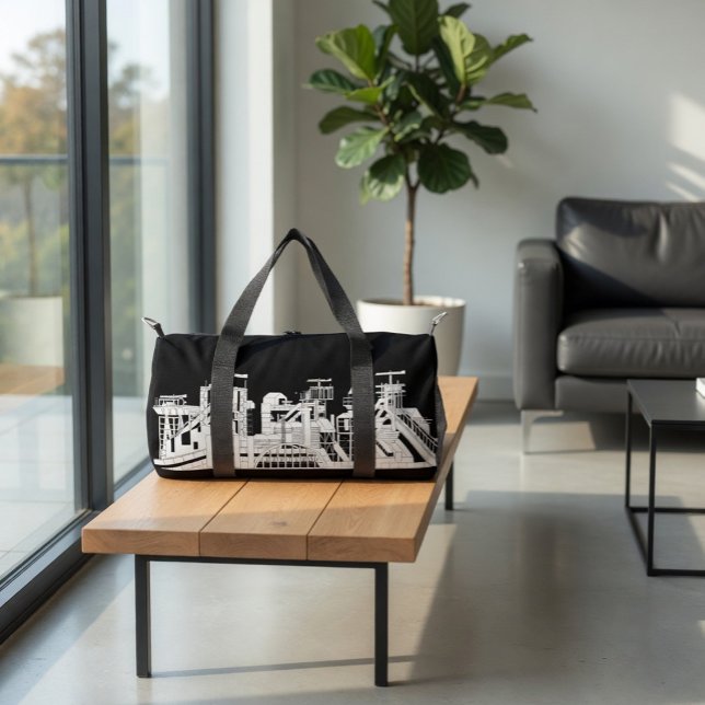 Sac De Sport Combinat métallurgique industriel  (Créateur téléchargé)