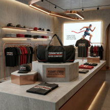 Commitment Over Comfort Gym Duffel Bag