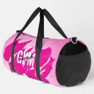 Sac De Sport Compagnon de gym rose noir