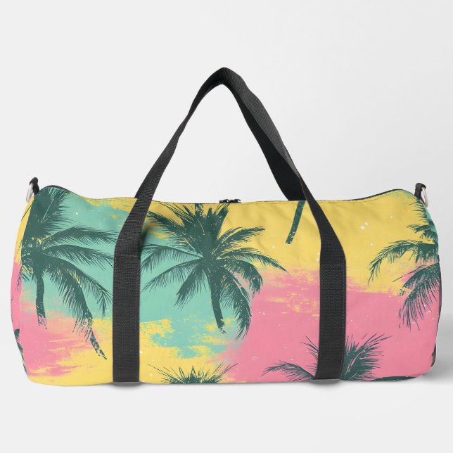 Sac De Sport Compagnon de voyage Sunset Palms (Recto)