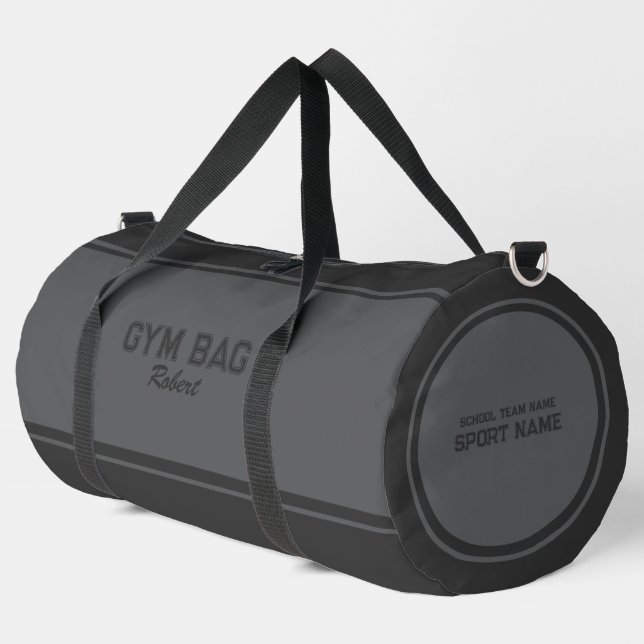 Sac De Sport Conception basée sur la typographie de deux nuance (Coin gauche)