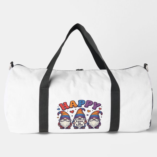 Sac De Sport Conception de chemise arc-en-ciel Gnome du mois de (Recto)