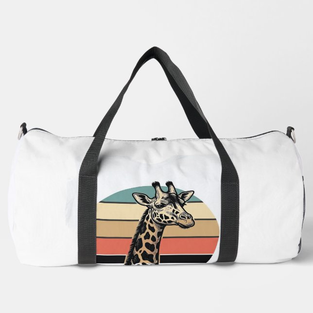 Sac De Sport Conception de chemise vectorielle Safari Coucher d (Recto)