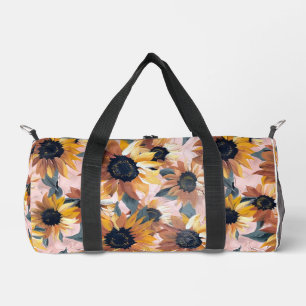 Sac De Sport Conception de l'aquarelle de tournesol