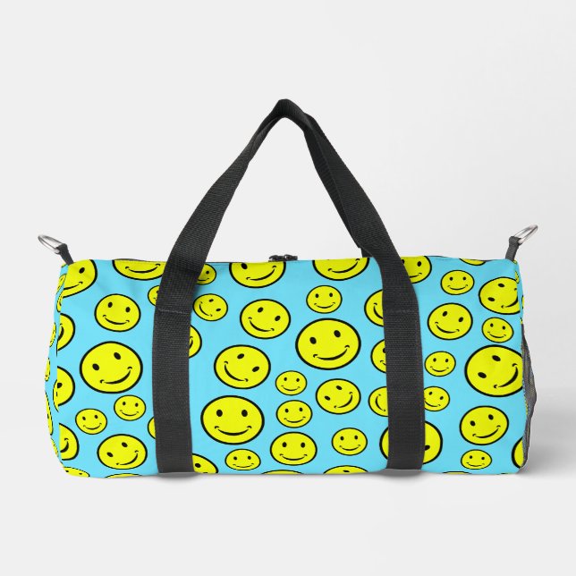Sac De Sport Conception de visages souriants  (Recto)