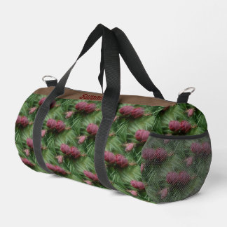 Sac De Sport Cônes de pin et aiguilles de pin Nature Personnali