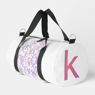 Sac De Sport Confettis en forme de lettre "K"