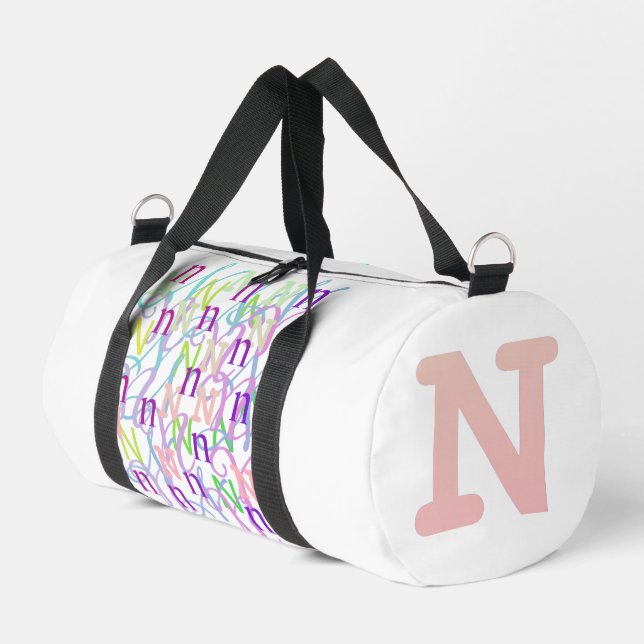 Sac De Sport Confettis en forme de lettre "N" (Coin gauche)