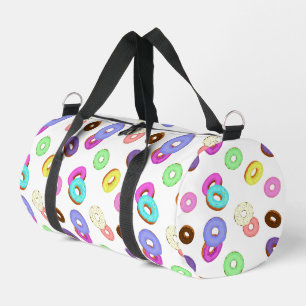 Sac De Sport Cool amusant beignets colorés motif blanc
