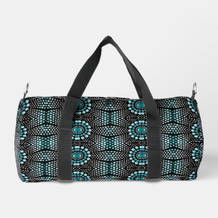 Sac De Sport Cool moderne élégant Turquoise sur Black Popular D