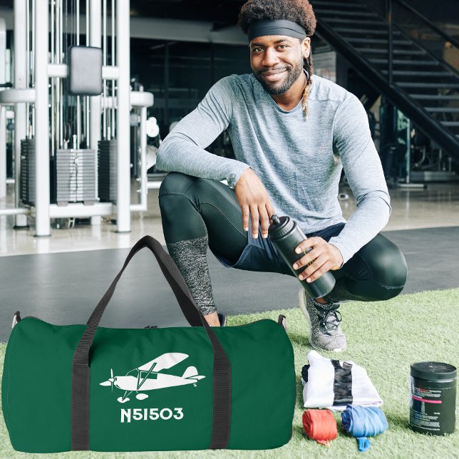 Sac De Sport Cool Piper Cub Avion, Aviation Custom Gym Voyage (Créateur téléchargé)