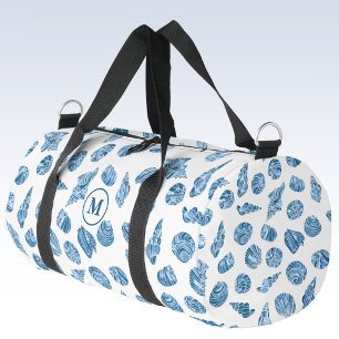 Sac De Sport Coquillage nautique monogramme initiale voyage ou