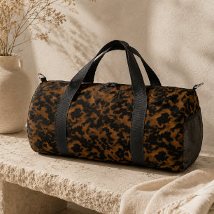 Sac De Sport Coquille de Tortue Marron Moderne Élégante