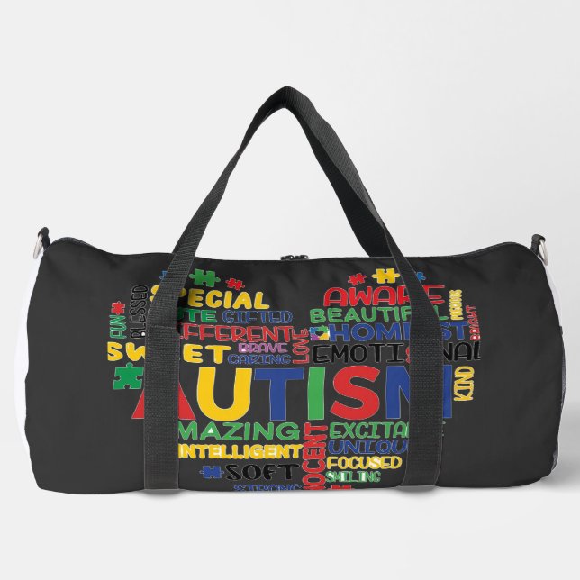 Sac De Sport  corazon autismo (Recto)